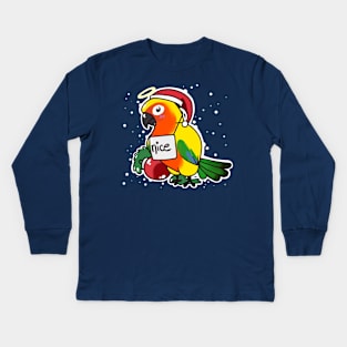 Nice Sun Conure Kids Long Sleeve T-Shirt